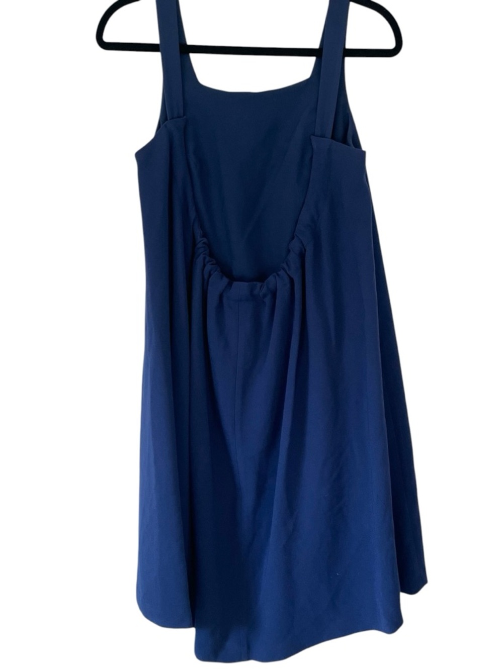 Club Monaco Navy Swing Dress Low Back Scoop Flowy Minimalist Size 4 - Picture 5 of 10